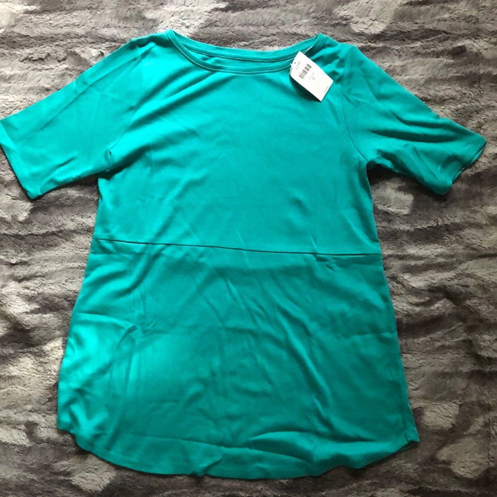 J. Jill Pima Shirttail Tee